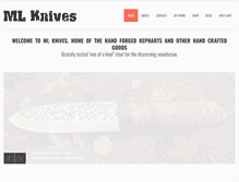 Tablet Screenshot of ml-knives.com